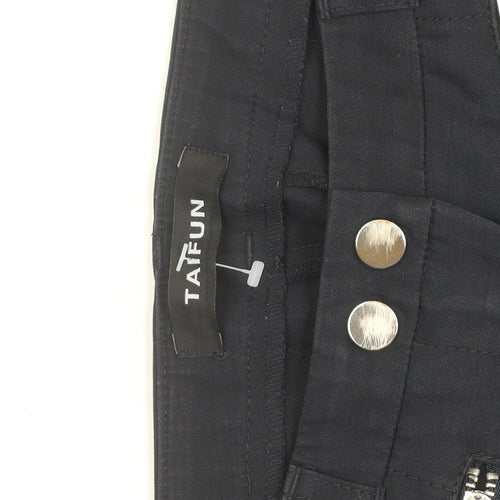 Taifun Women Blue Skinny Stretch Trousers Size 8 Slim Fit