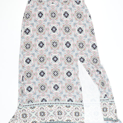 Artisan NY Women's Multicoloured Midi Wrap Cotton Skirt Size M