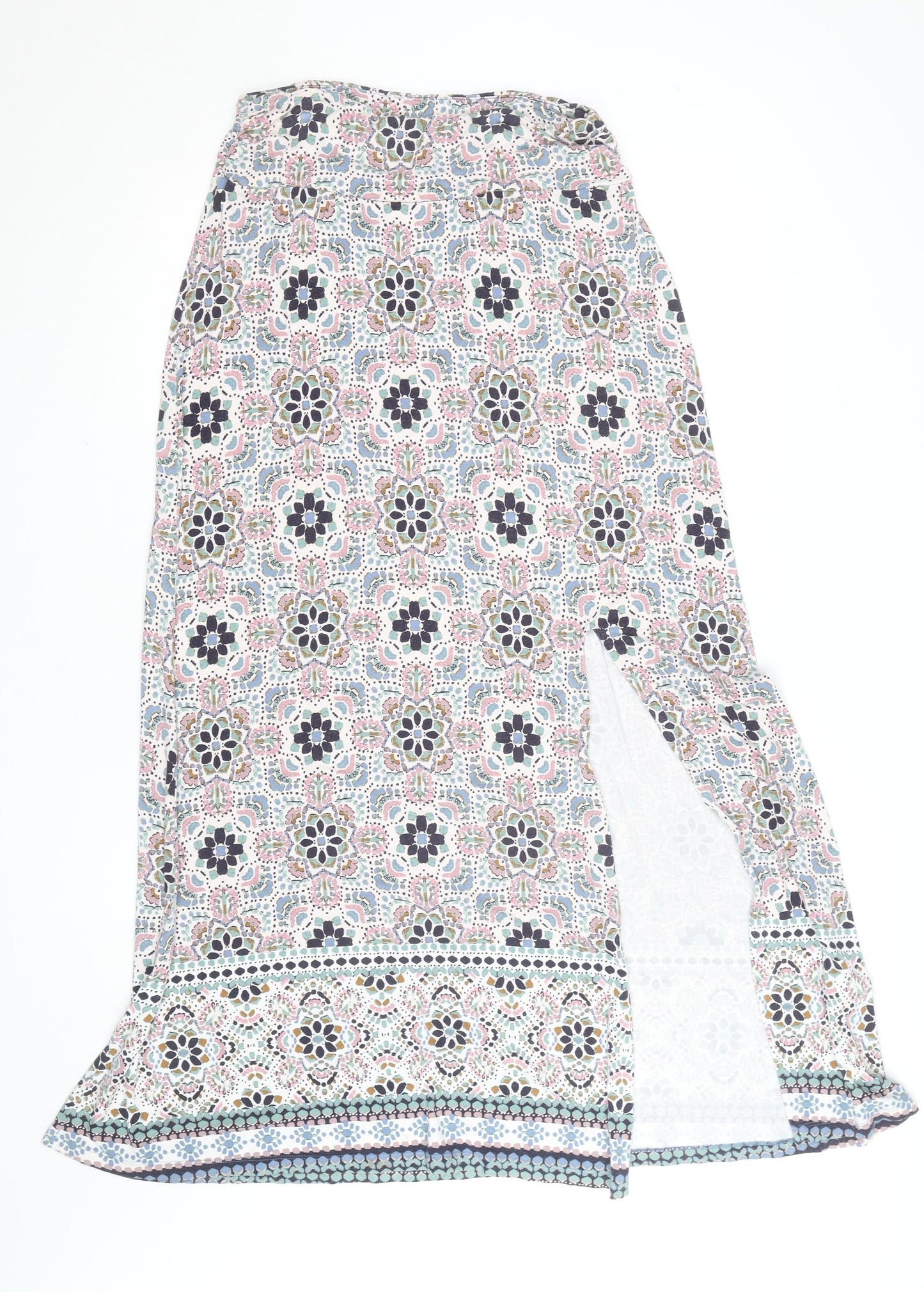 Artisan NY Women's Multicoloured Midi Wrap Cotton Skirt Size M