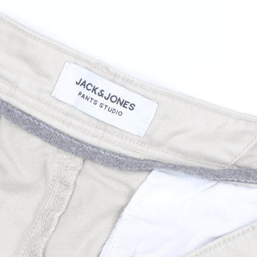 Jack & Jones Men’s Beige Chino Shorts XL Regular Fit