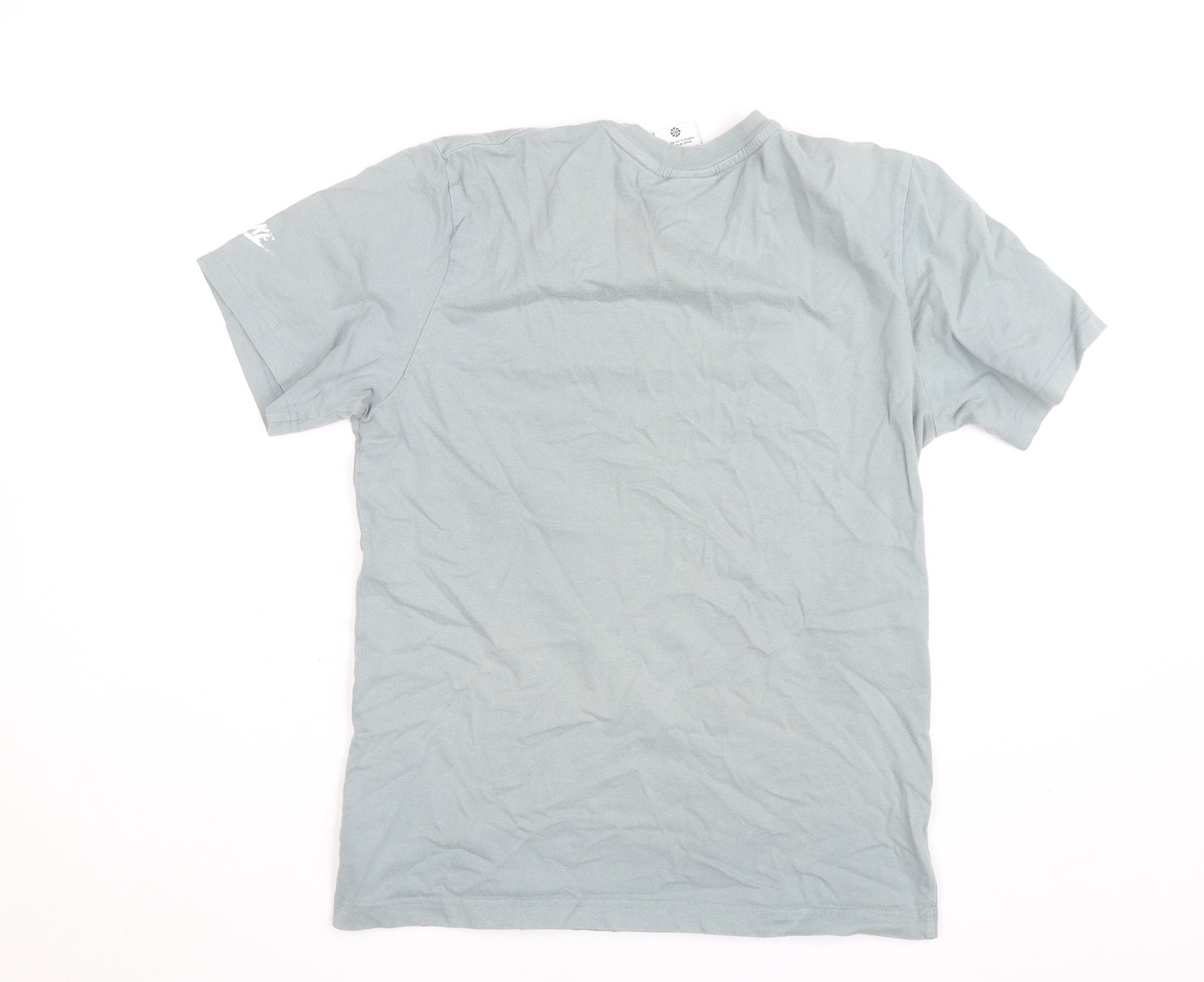 Nike Men's Grey Sports Graphic Print Cotton T-Shirt Size S