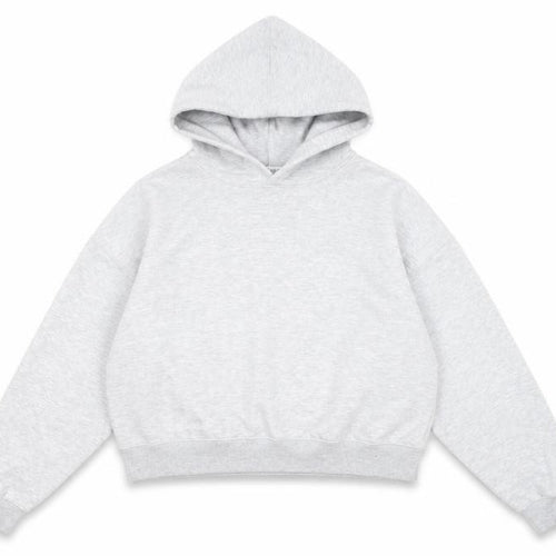 Stradivarius Women’s Grey Pullover Hoodie Size S - Soft Fleece Casual