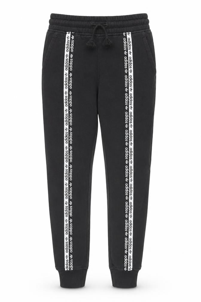 Adidas Women's Black Jogger Trousers Size 8 Slim Fit Activewear