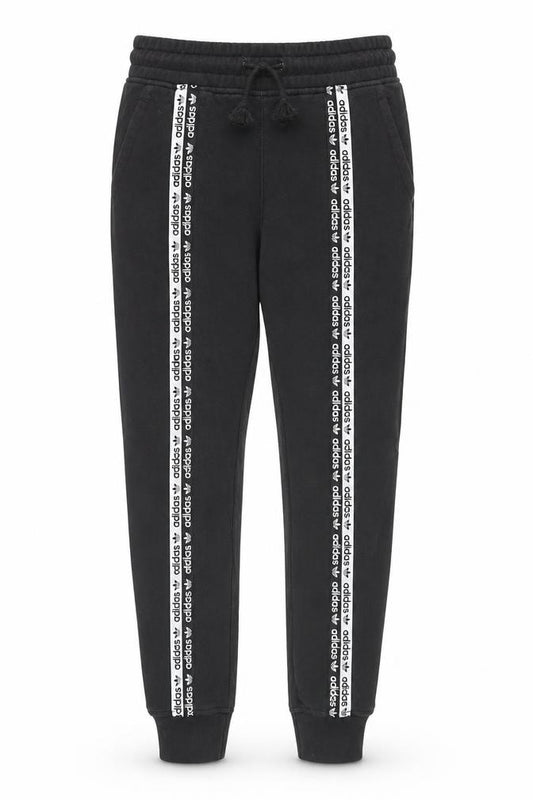 Adidas Women's Black Jogger Trousers Size 8 Slim Fit Activewear