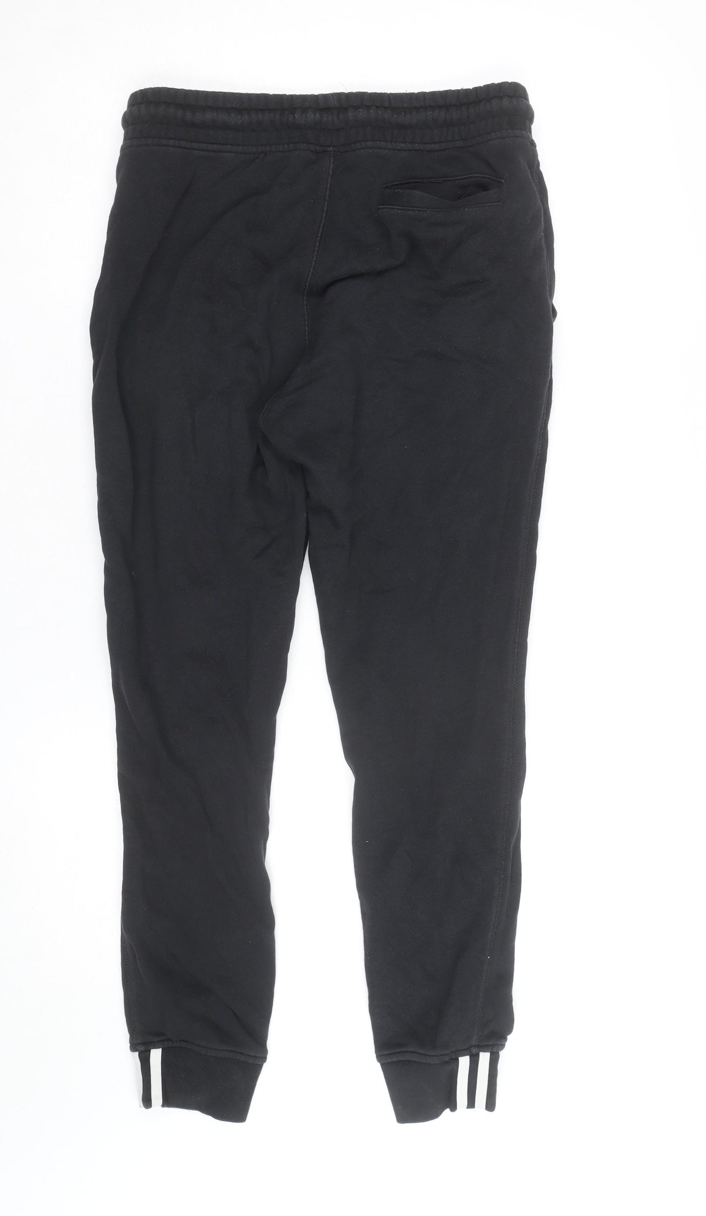 Adidas Women's Black Jogger Trousers Size 8 Slim Fit Activewear