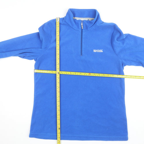 Regatta Men Blue L Lightweight Fleece 1/2 Zip Active Jacket