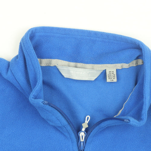 Regatta Men Blue L Lightweight Fleece 1/2 Zip Active Jacket