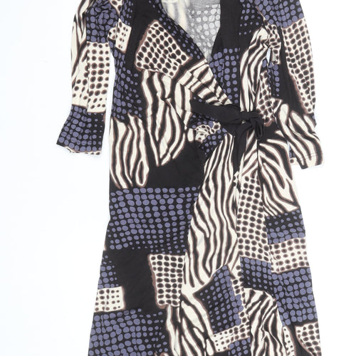 Fenn Wright Manson Women’s Multicoloured Wrap Dress Size 14