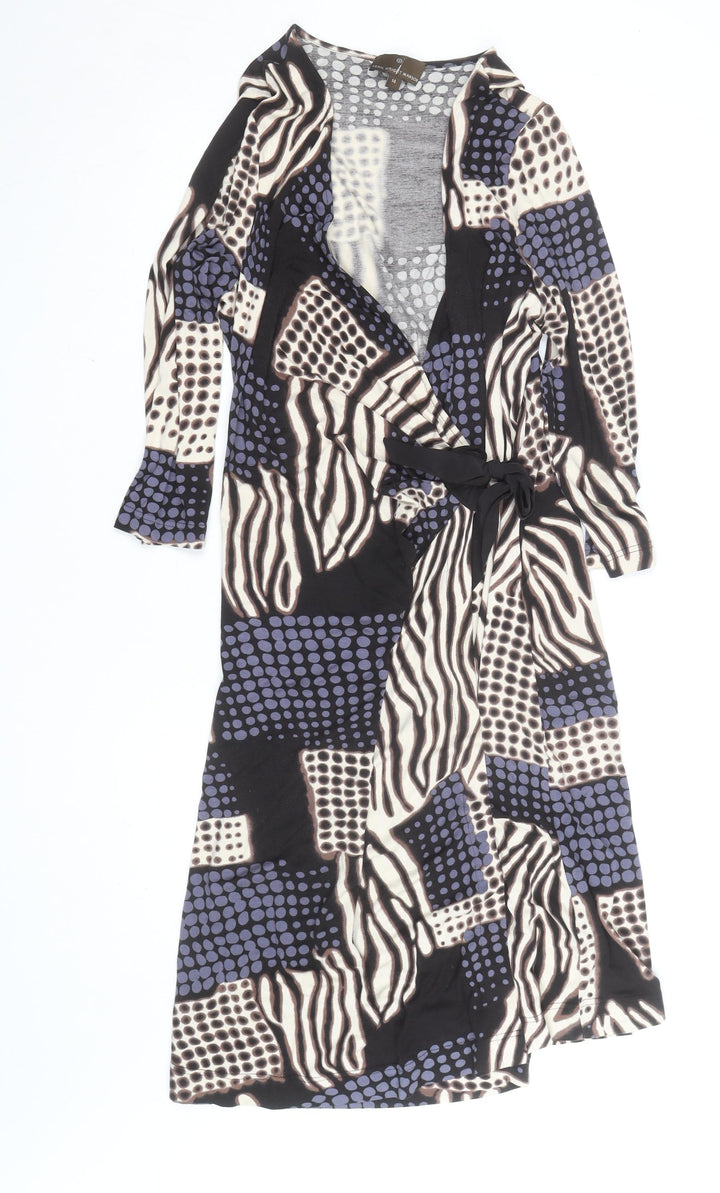 Fenn Wright Manson Women’s Multicoloured Wrap Dress Size 14