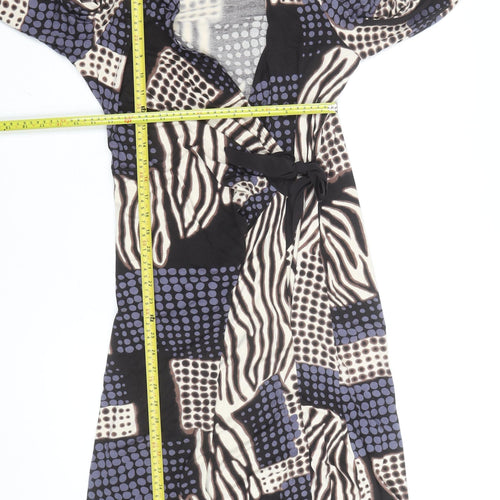 Fenn Wright Manson Women’s Multicoloured Wrap Dress Size 14