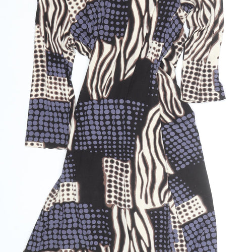 Fenn Wright Manson Women’s Multicoloured Wrap Dress Size 14