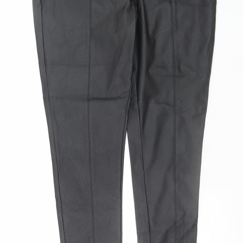 Principles by Ben de Lisi Womens Black Faux Leather Leggings Size 16