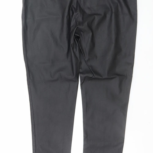 Principles by Ben de Lisi Womens Black Faux Leather Leggings Size 16