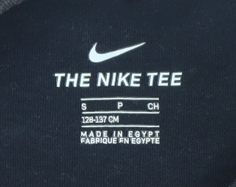 Nike Boys Black LFC Graphic Logo Short Sleeve Cotton T-Shirt 9-10 Years