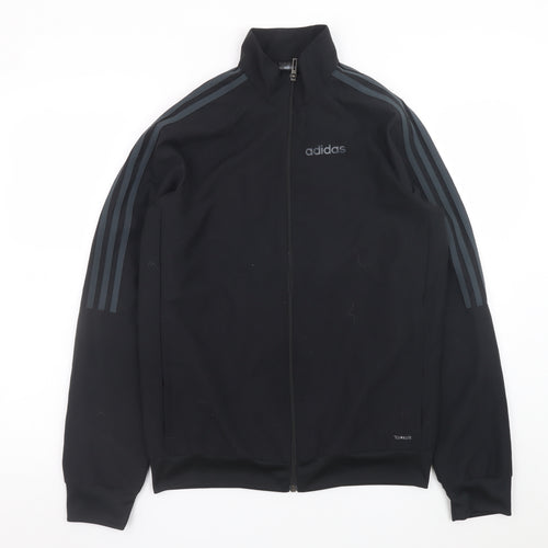 Adidas Mens Black XS Climalite Full Zip Sports Jacket