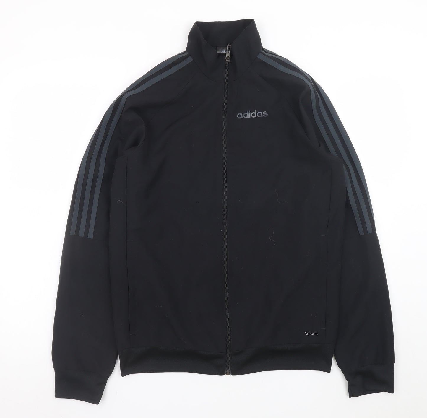 Adidas Mens Black XS Climalite Full Zip Sports Jacket