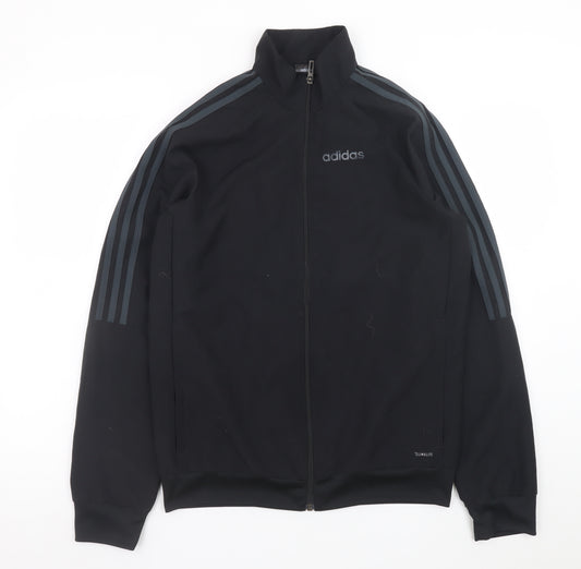 Adidas Mens Black XS Climalite Full Zip Sports Jacket