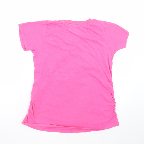 Crazy Dog Women's Pink Donut Print T-Shirt Size S