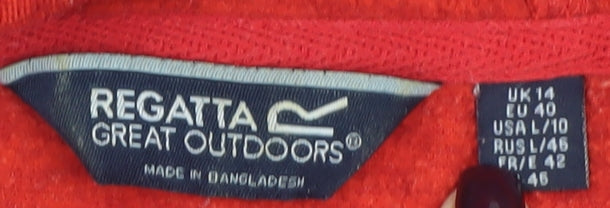 Regatta Men's Red Pullover Hoodie Size L Outdoor Fleece