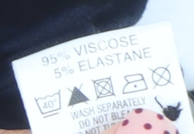 Alex & Co Women Blue Striped Jersey Blouse UK 12 3/4 Sleeve