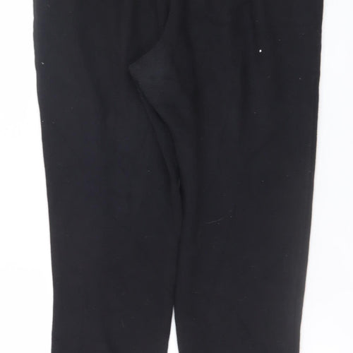 Ellesse Men Black Jogger Sweatpants UK 12 Relaxed Fit Cotton Blend