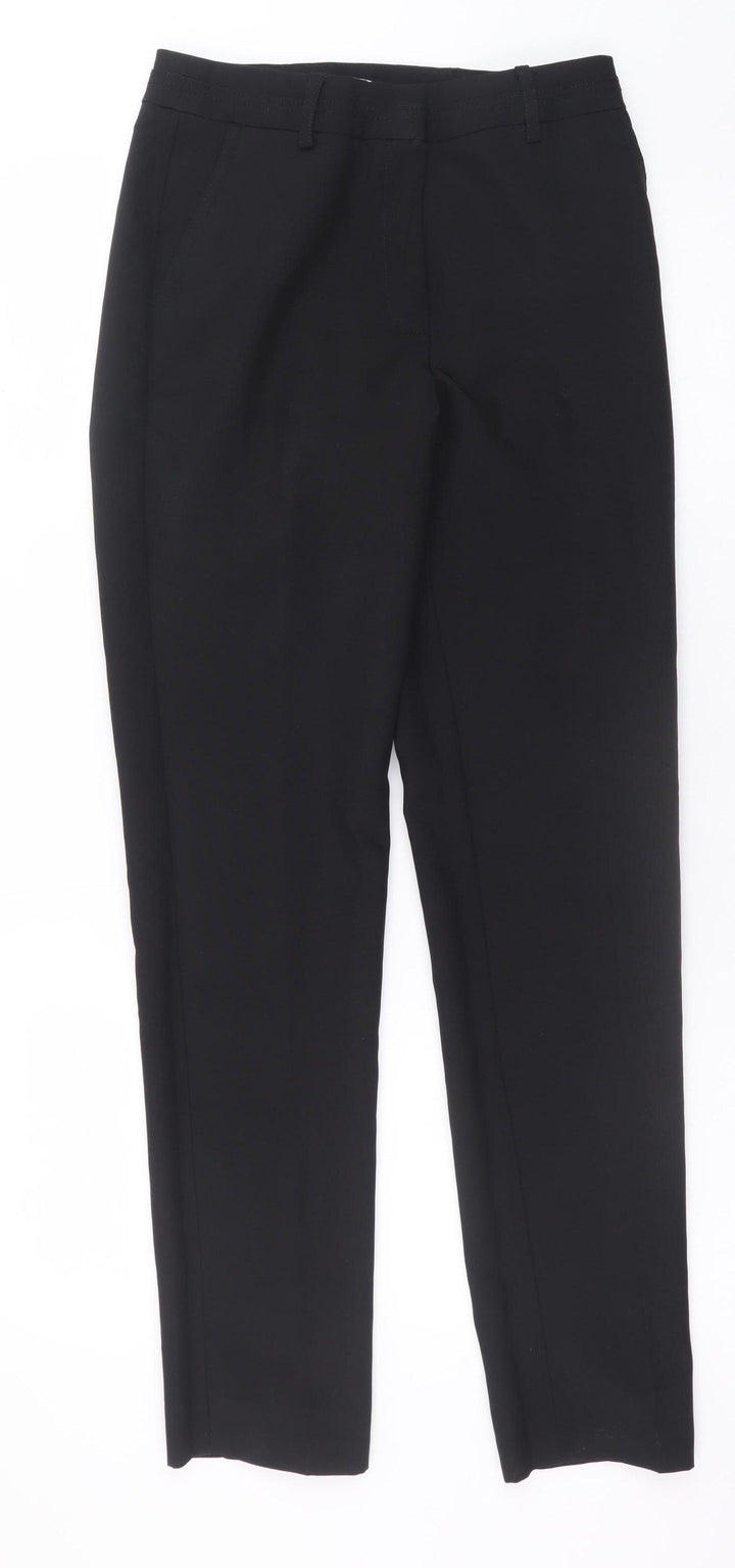 Primark Cares Women Black Size 4 Dress Pants Straight Leg Trousers