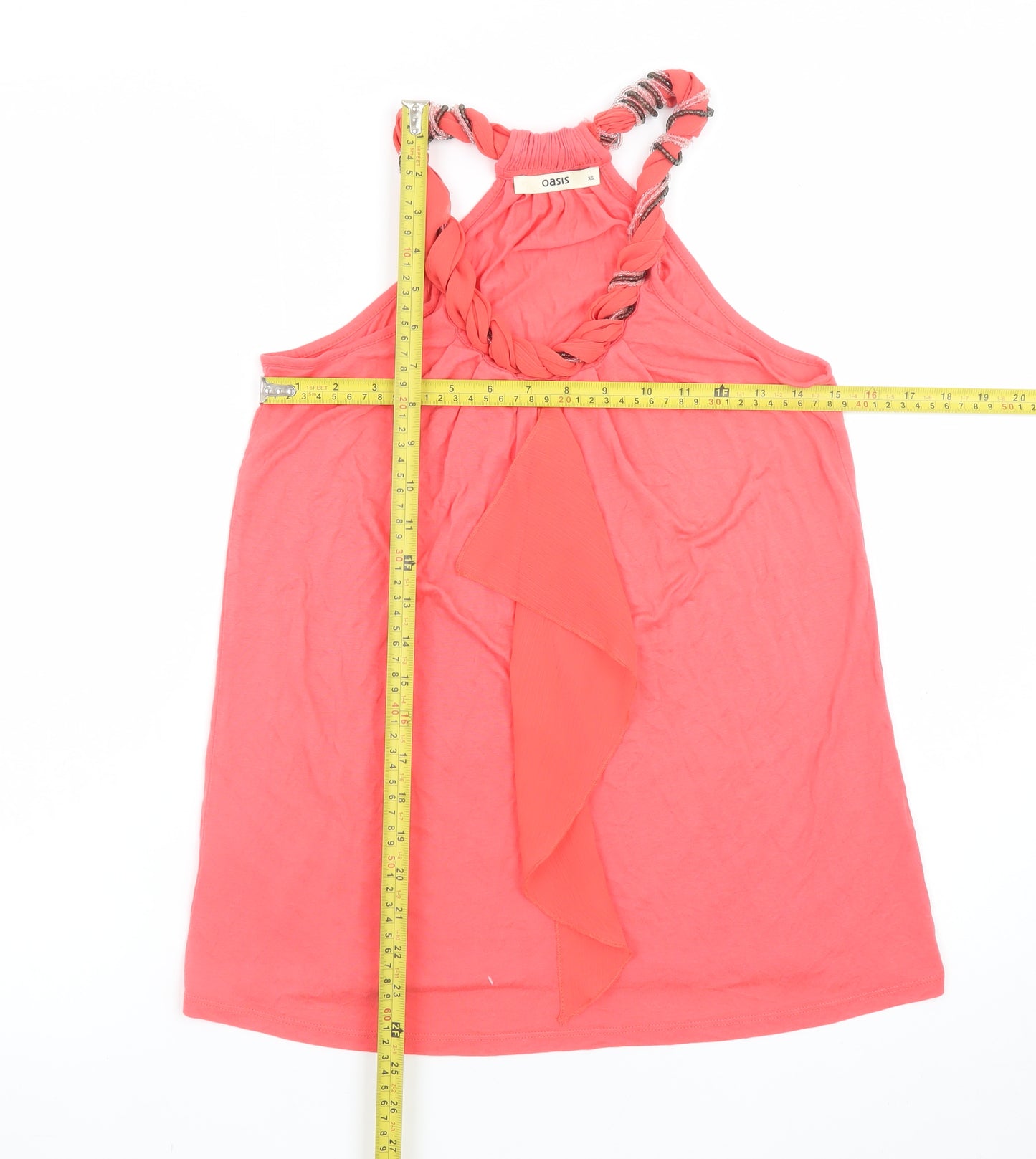 Oasis Women’s Pink Halter Neck Camisole Tank Top XS