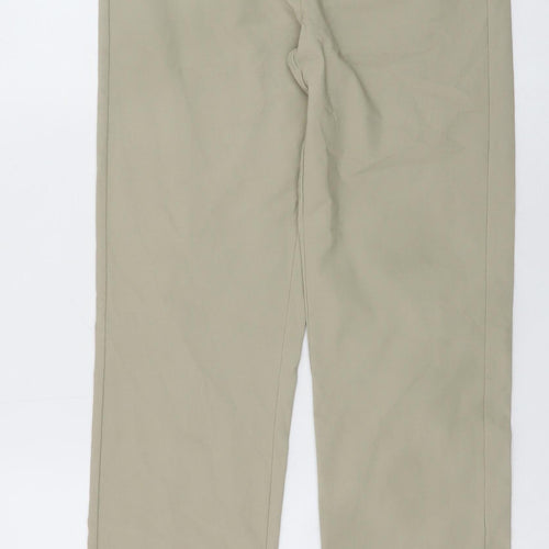 D.E.C.K by Decollage Womens Beige Chino Stretch Trousers L