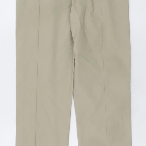 D.E.C.K by Decollage Womens Beige Chino Stretch Trousers L