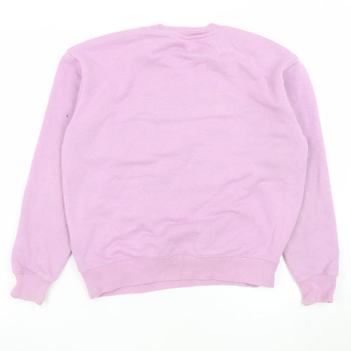 Champion Women's Pink Pullover Sweatshirt Small Cotton Blend