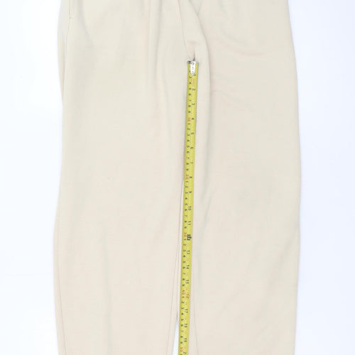 Dunnes Stores Women’s Beige XS Elastic Waist Fleece Sweatpants