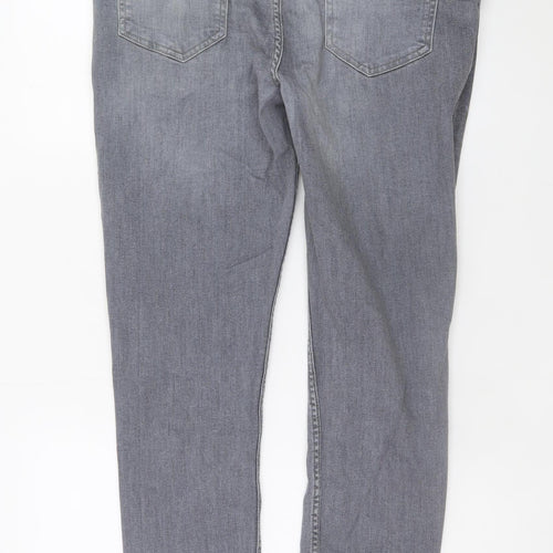 Denim Co Men's Grey Skinny Jeans W34 L32 Slim Fit Denim