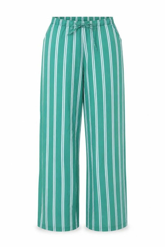 Primark Women Green Striped Cotton Pyjama Pants 2XS Disney