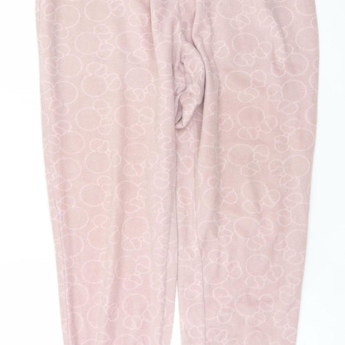Disney Minnie Mouse Women Pink Fleece Pyjama Pants XXL
