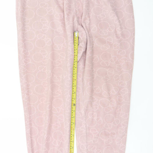 Disney Minnie Mouse Women Pink Fleece Pyjama Pants XXL