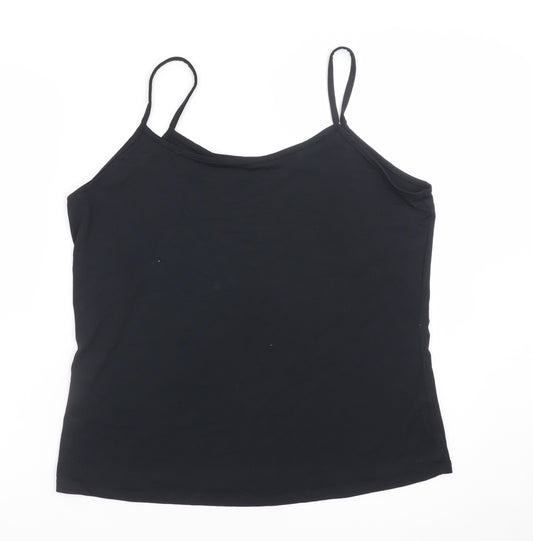 Dunnes Stores Women's Black XL Fitted Camisole Tank Top