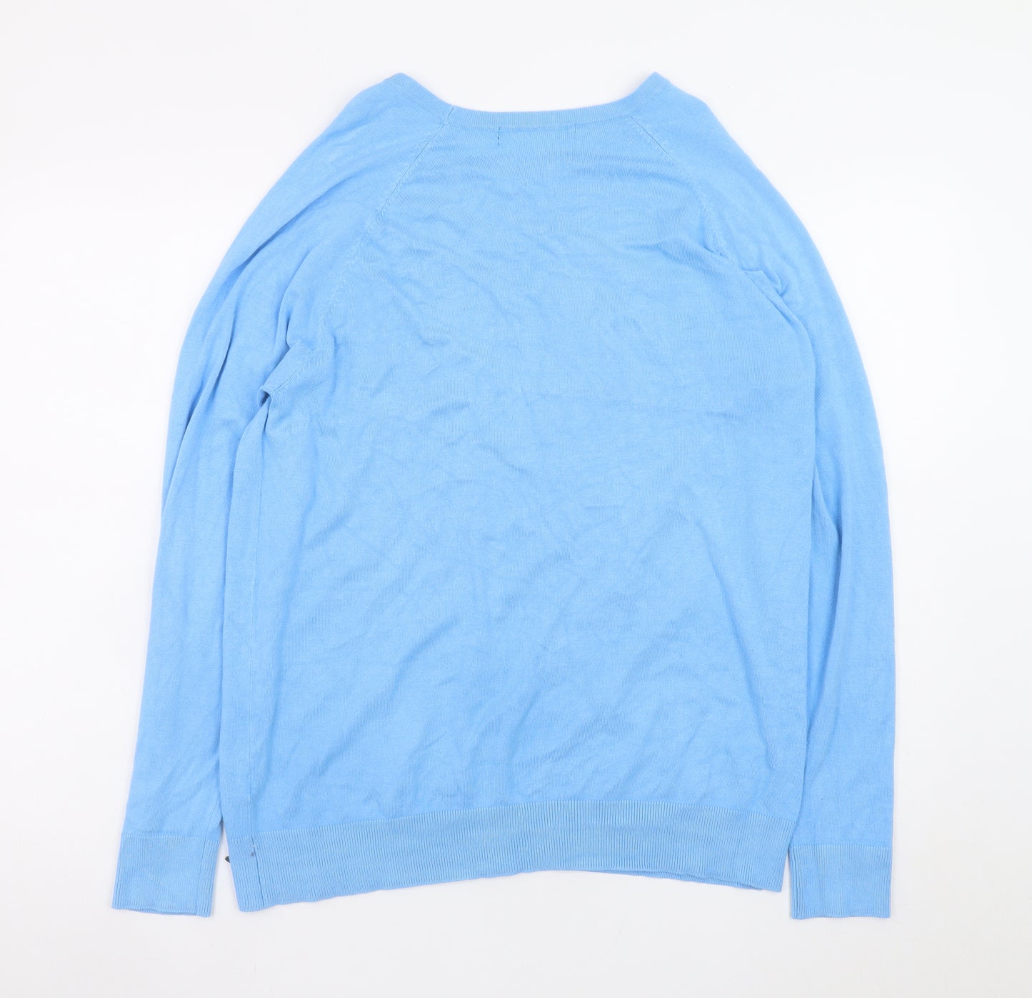 Dunnes Stores Women's Blue XL Crew Neck Pullover Jumper