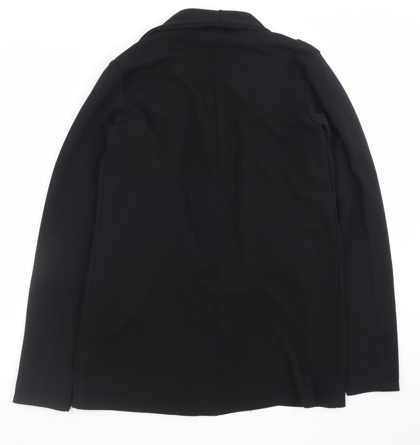 PrettyLittleThing Women’s Black Slim Fit Double Button Blazer UK 6
