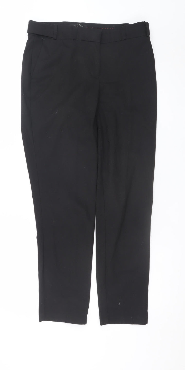 Next Women’s Black Tall Size 10L Stretch Dress Trousers