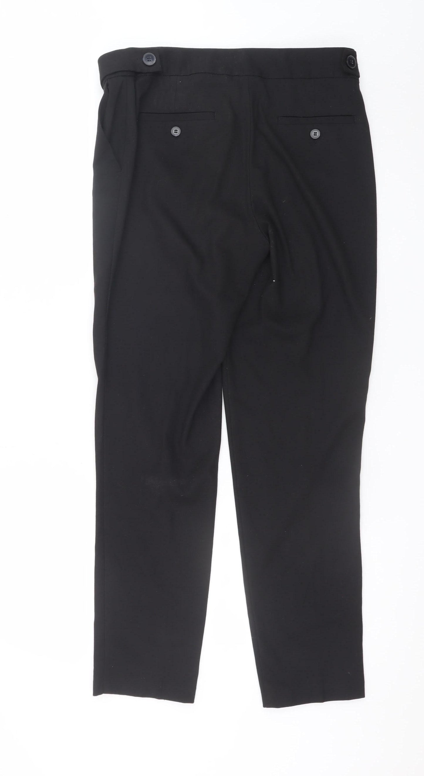 Next Women’s Black Tall Size 10L Stretch Dress Trousers