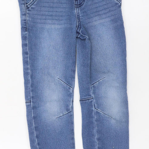Denim Co Boys Blue Jeans 5-6 Years Slim Fit Drawstring Waist