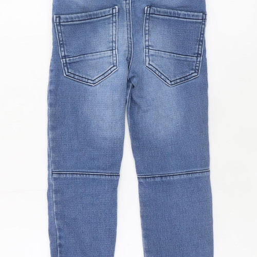 Denim Co Boys Blue Jeans 5-6 Years Slim Fit Drawstring Waist