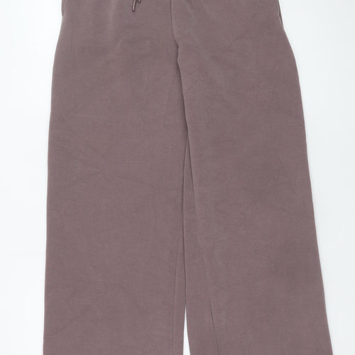 Dunnes Stores Womens Brown XS Wide-Leg Sweatpants Relaxed Fit