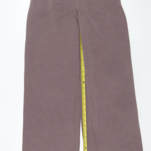 Dunnes Stores Womens Brown XS Wide-Leg Sweatpants Relaxed Fit