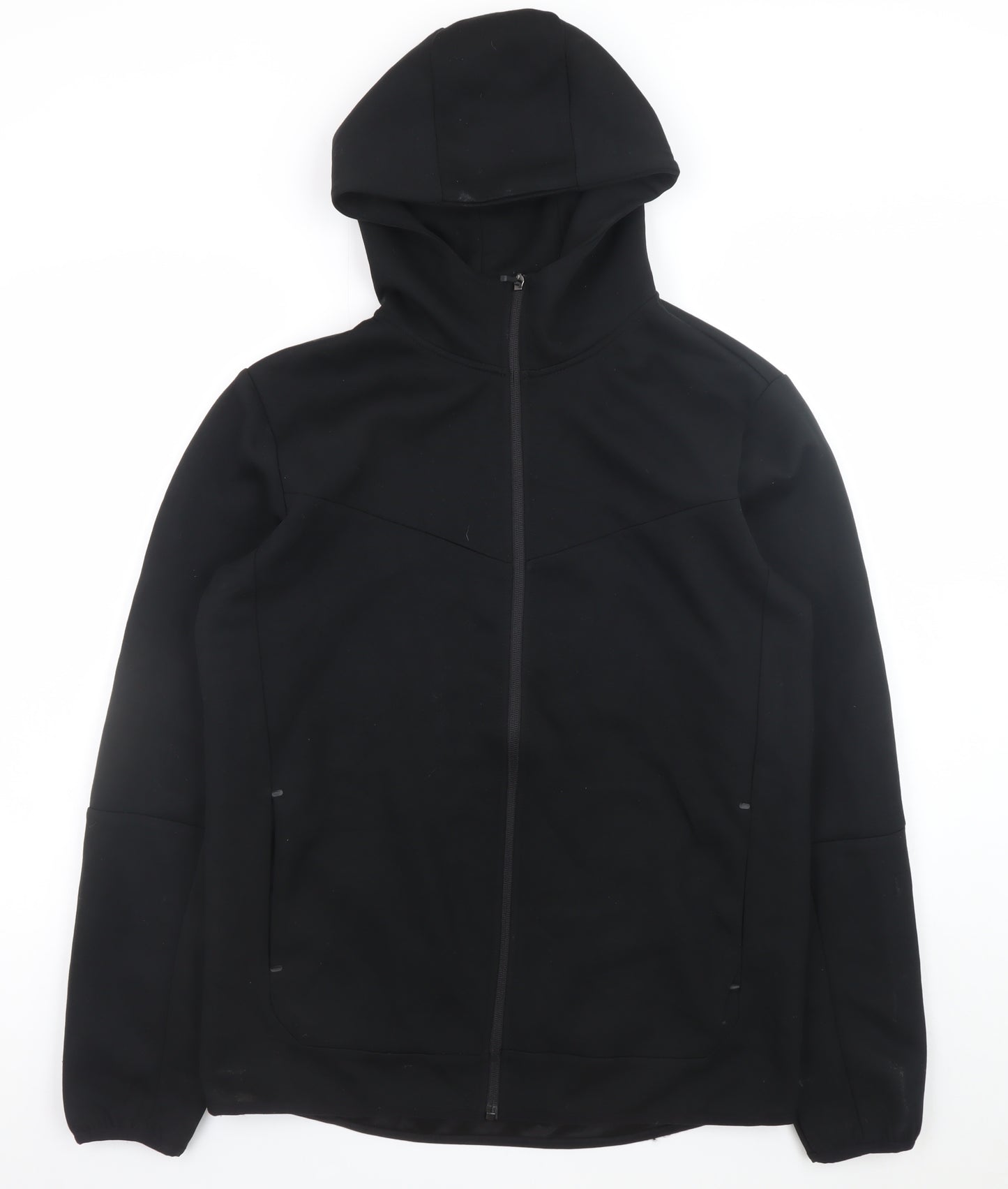 Primark Men's Black Full Zip Hoodie M Regular Fit Workout Fleece