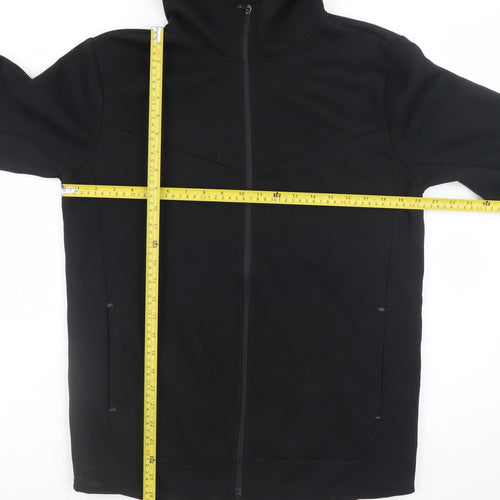 Primark Men's Black Full Zip Hoodie M Regular Fit Workout Fleece