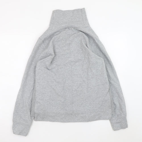 BLACC Men's Grey High Neck Pullover Sweatshirt Medium