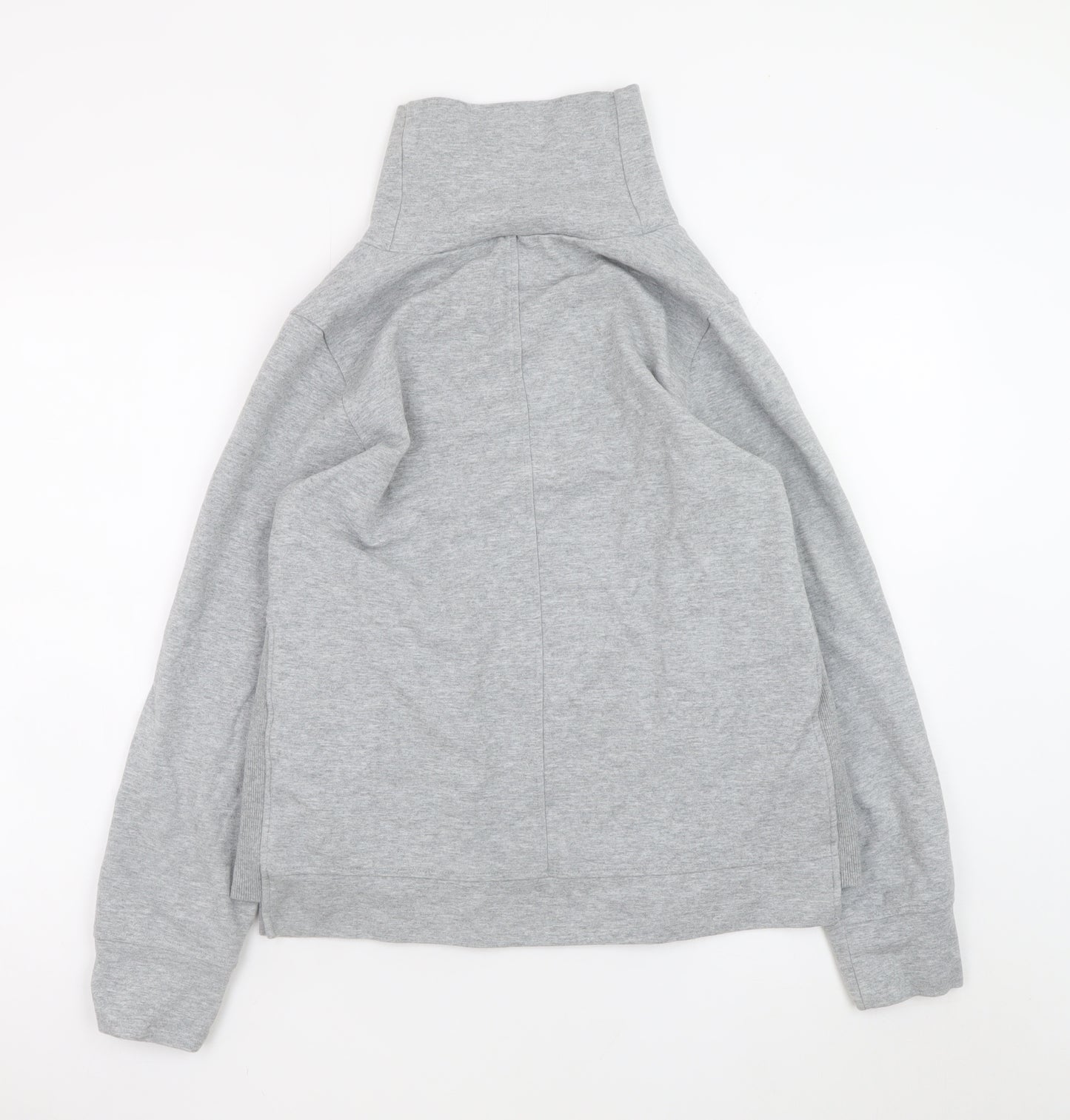 BLACC Men's Grey High Neck Pullover Sweatshirt Medium