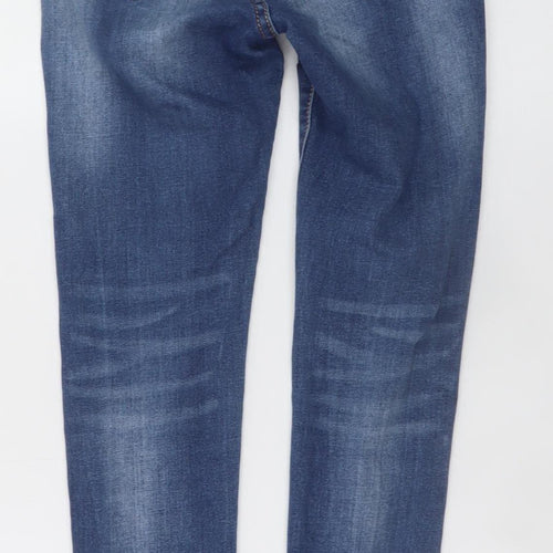 Hello Miss Women’s Blue Distressed Skinny Denim Jeans Size 8