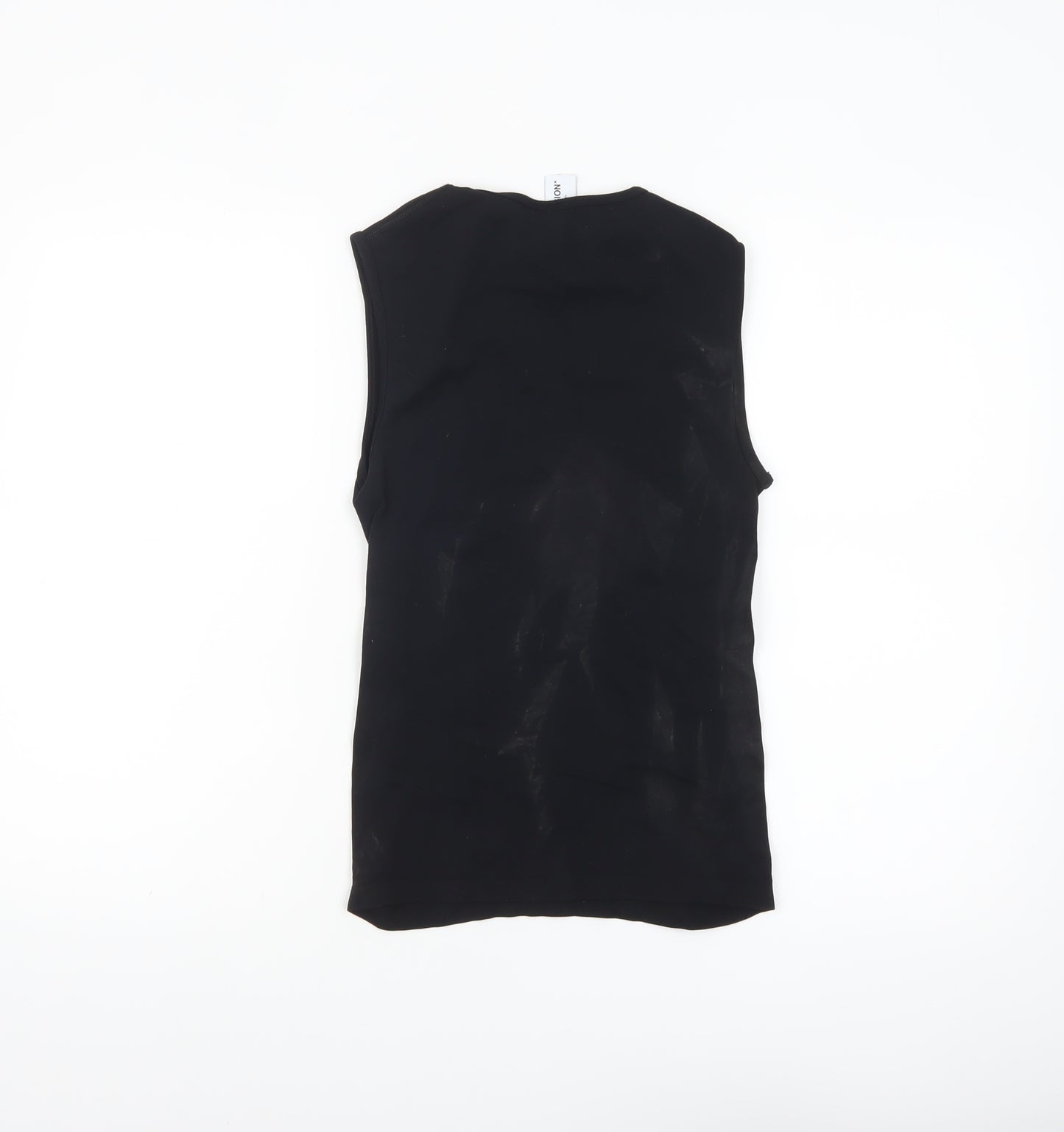 Collusion Women's Black Sleeveless Slim Fit Tank Top M/L